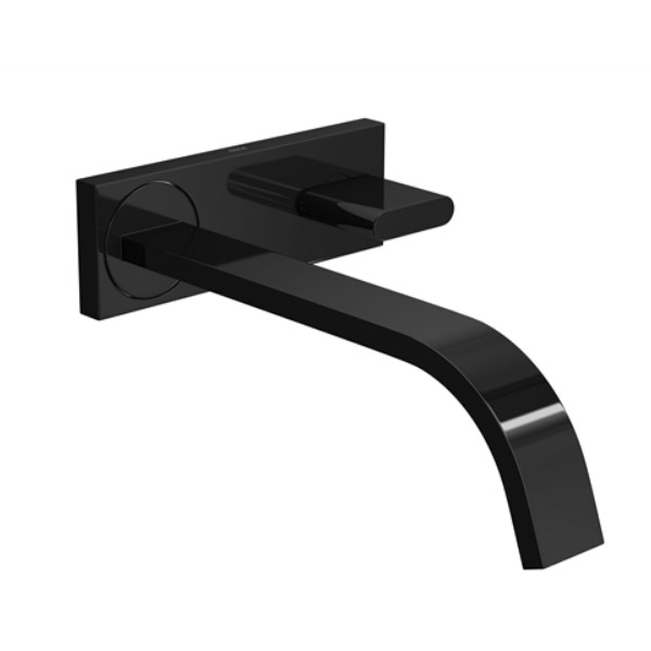 Torneira Chapa Black Noir Deca lavatorio Parede Polo 1179.BL33.NO