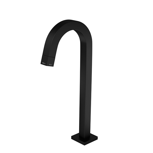 Torneira Tube Bica Alta Black Matte 1198.BL.TUB.MT