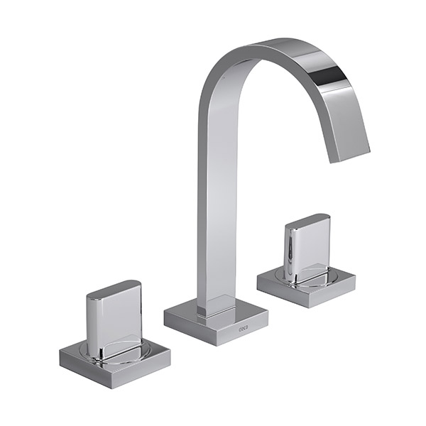 Misturador Mesa Bica Alta para Lavatorio Deca Polo Cromado 1877.C33
