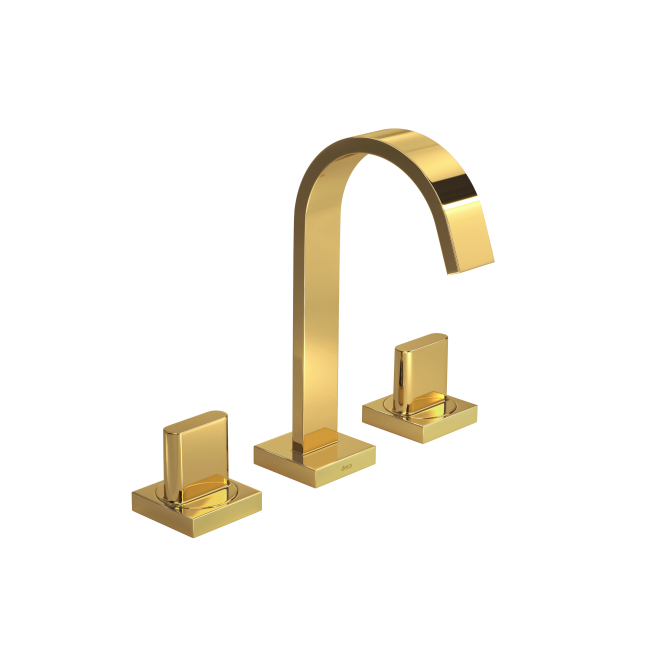 Misturador Mesa Bica Alta Para Lavatorio Deca Polo Gold 1877.GL33