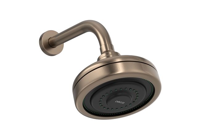 Chuveiro Deca Corten Matte Acqua Plus Com Tubo Curvo 1990.CT.STD.MT
