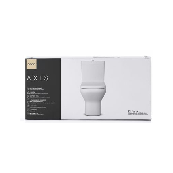 Kit completo Bacia com caixa acoplada Axis Deca KP.470.17