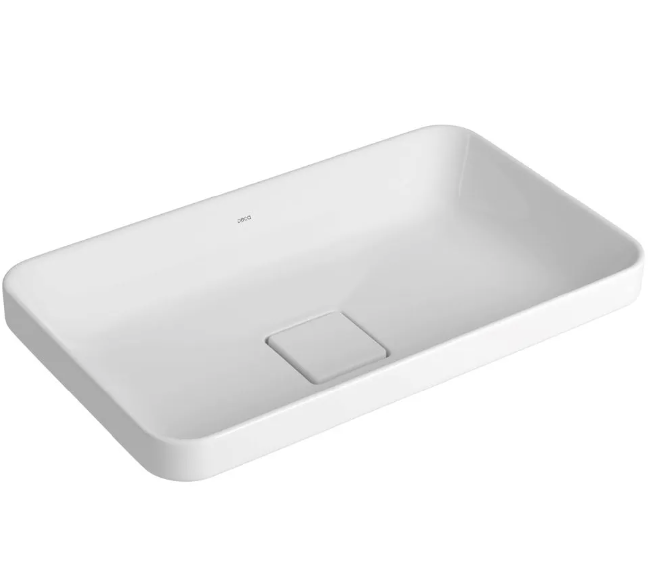 Cuba Slim Sobrepor Deca Retangular 50cm Branco L.23050.17
