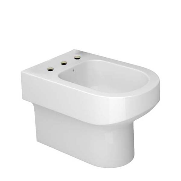 Bidê Com 3 Furos Carrara Deca B.60.17