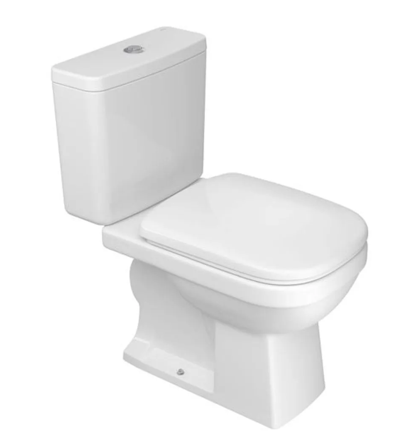 Kit Completo Bacia Quadra Com Caixa Acoplada Deca Branco KP.211.17