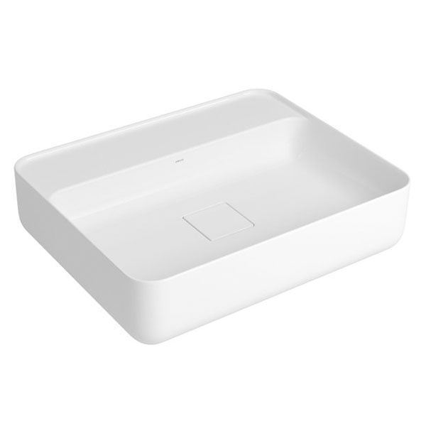 Cuba Slim Apoio Deca Retangular Com Mesa 50cm Branco L.13050.M.17
