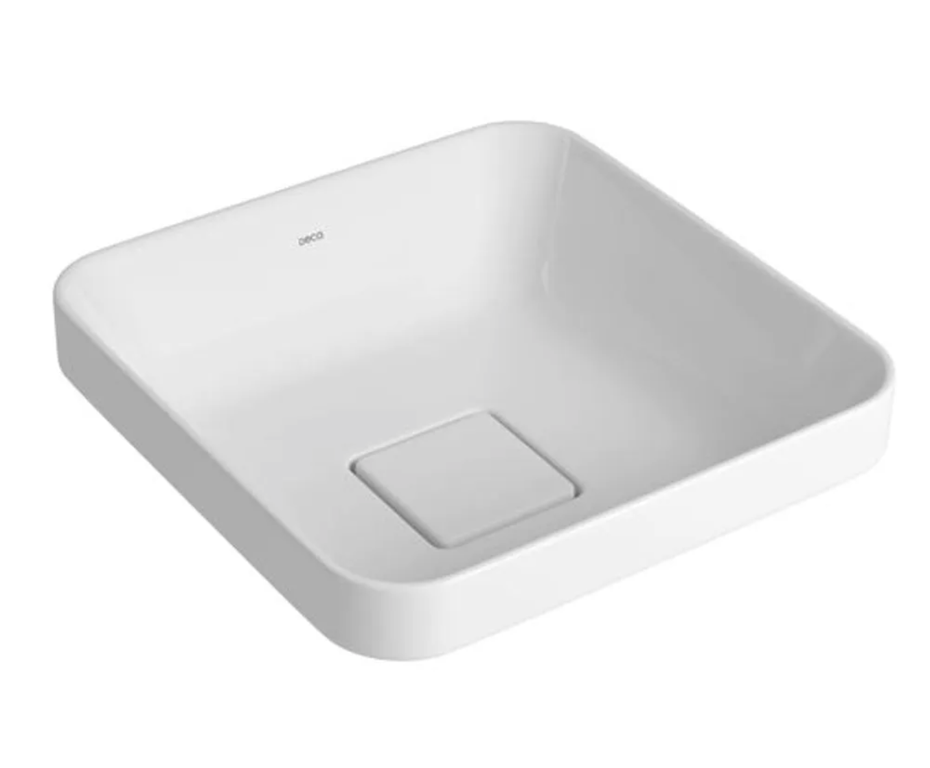 Cuba Slim Sobrepor Deca Quadrada 30cm Branco L.21030.17