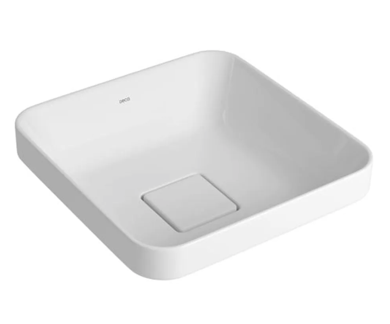 Cuba Slim Sobrepor Deca Quadrada 40cm Branco L.21040.17