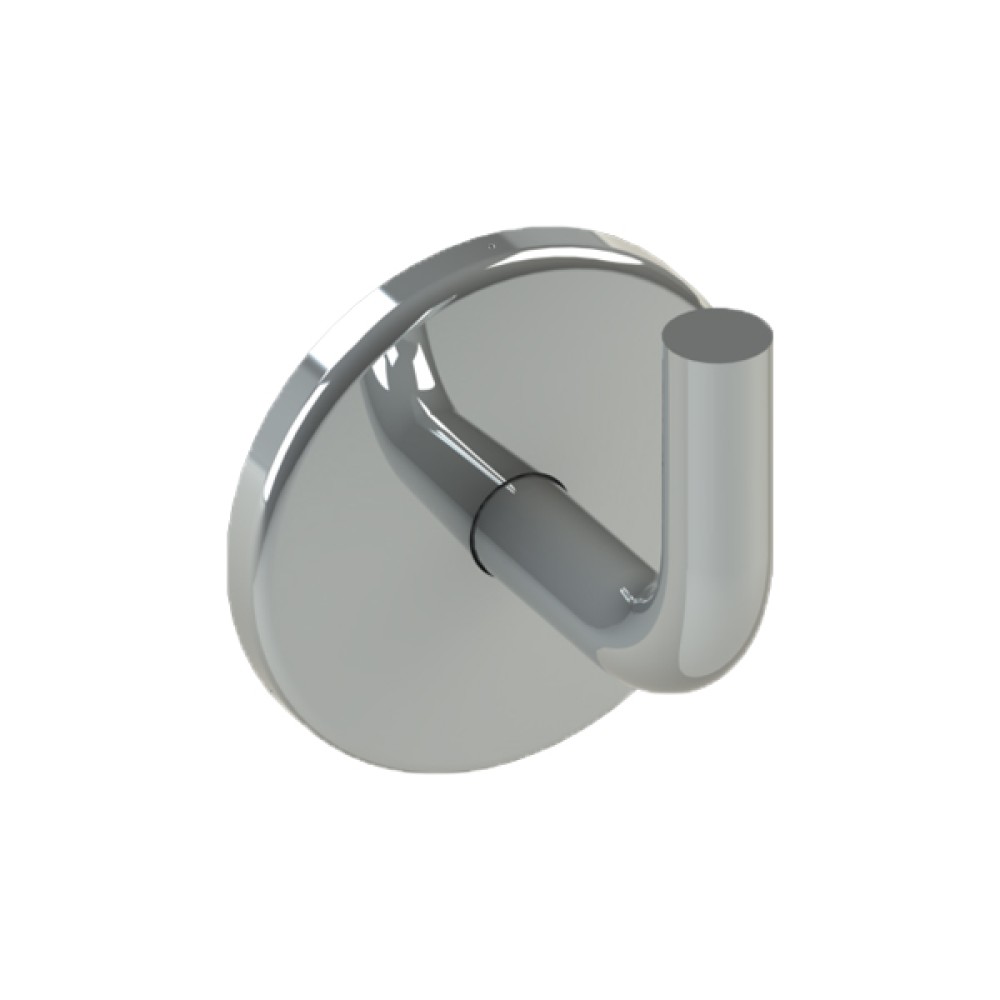 Cabide Reto Round Metalworks Cromado