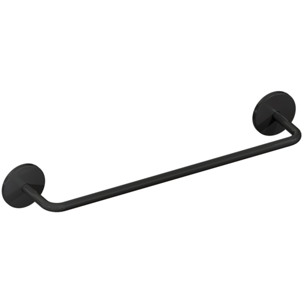 Toalheiro Round 60cm Preto Fosco