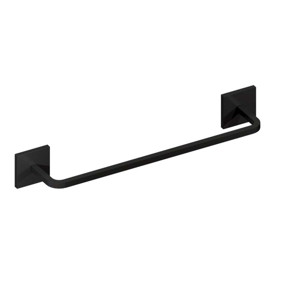 Toalheiro Quada 60cm Preto Fosco